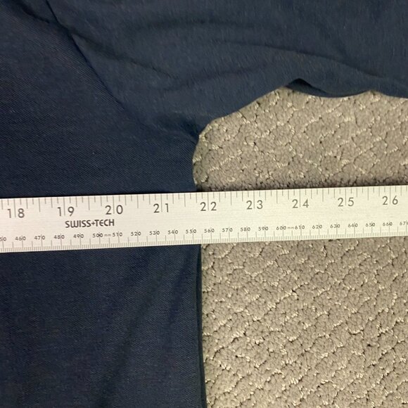 Big Bill FR 1/4 Zip Grid Fleece Pullover Men's Large Navy Quarter 16.4 Arc Rated - Picture 12 of 13